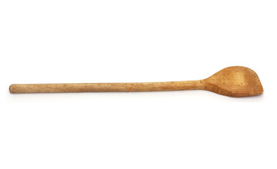 Wooden spoon, isolated