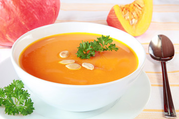 Kürbiscremesuppe
