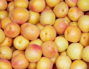 Fresh natural apricot background