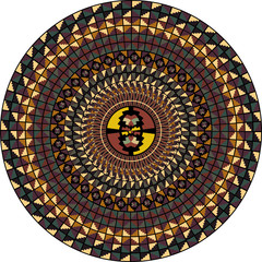 American culture pattern. Vector illustration