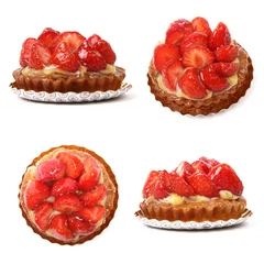 Foto op Plexiglas tarte aux fraises © Fox_Dsign