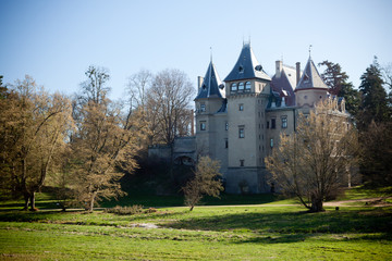 Fototapeta na wymiar Zamek w Gołuchowie, Polska