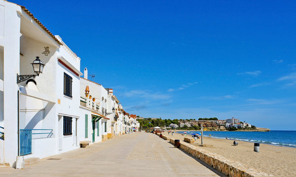 Botigues de Mar Promenade in Altafulla, Spain