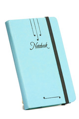 Notebook on the white background.