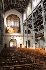 Nef de l'église Notre-Dame-du-Travail à Paris