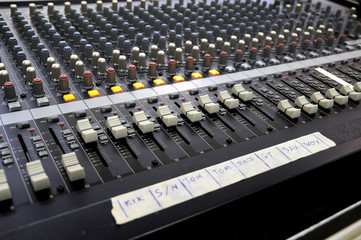 Fototapeta premium Sound mixer