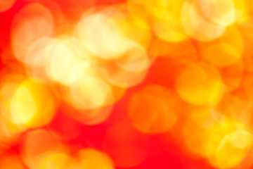 Abstract defocused blur red christmas lights