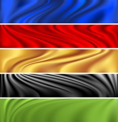 Colorful modern banner set