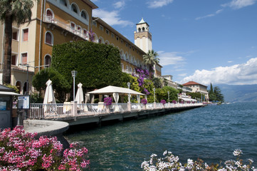 Gardone Riviera on Lake Garda Northern Italy