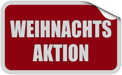 Sticker duro eckig curl oben WEIHNACHTSAKTION