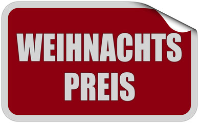 Sticker durot eckig curl oben WEIHNACHTSPREIS