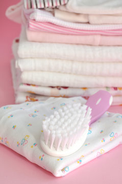 Baby Hairbrush and Clothes