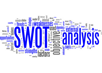 Obraz premium SWOT analysis