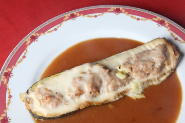 calabacin relleno