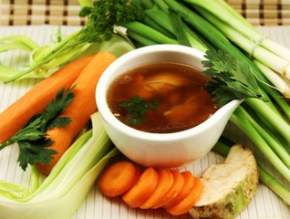 Heiße Wintersuppe