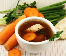 Hühnerbrühe