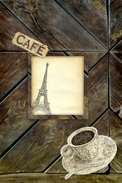 Paris cafe background