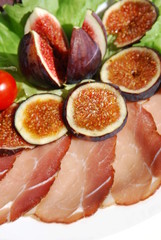 Feigen mit Schinken mediterrane Küche