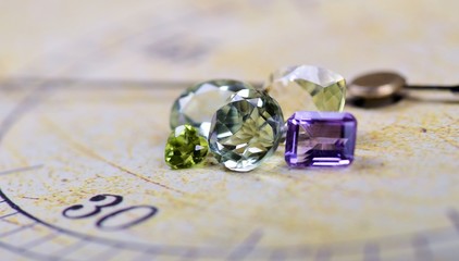 Several gems near a second hand