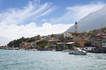 Limone on Lake Garda Northern Italy