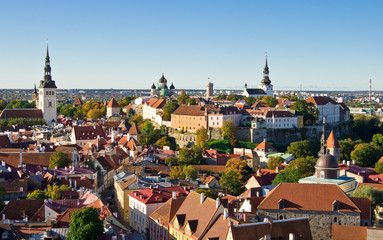 Toompea, ancient upper city of Tallinn, Estonia