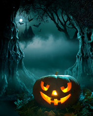 Naklejka premium Halloween design