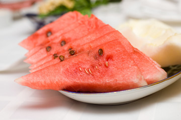 watermelon slices