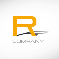 Abstract Logo letter R # Vector