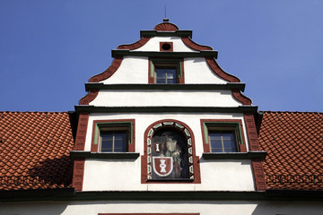 Fototapeta na wymiar City Hall w Mühlhausen (Turyngia)