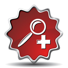 Obraz premium SEARCH PLUS ICON
