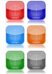 Target  "6 buttons of different colors"