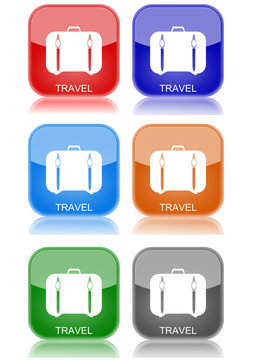 Travel  "6 buttons of different colors"