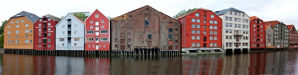 Naklejka premium Trondheim Panorama