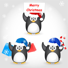 Christmas penguin