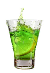 Cup and lemon