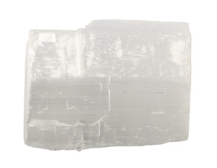 Mineral collection: selenite.