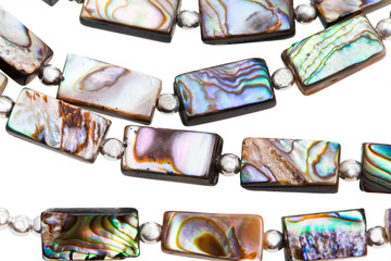 four string of nacre bead