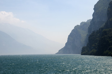Windsurfing on Lake Garda Italy