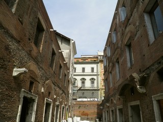 Fototapeta na wymiar Trajan's forum and market in Rome