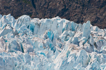 Closeup of glacier details