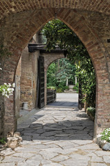 Fototapeta na wymiar Gropparello Castle. Emilia-Romagna. Italy.