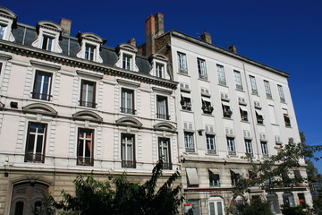 façades d'immeubles