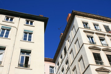façades d'immeubles