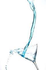 Splashing  cocktail