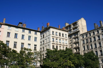 façades d'immeubles