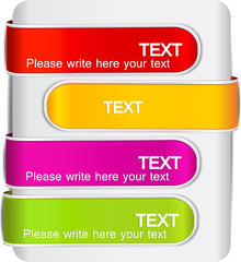 Colorful bookmarks for speech