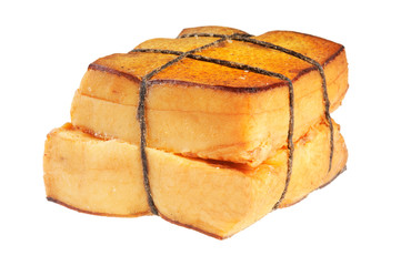 Piece of smoked bacon