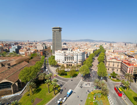 Rambla. Barcelona, Spain