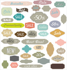 Vintage Sale Labels