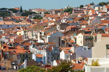 Bairro Alto,central part of Lisbon,Portugal